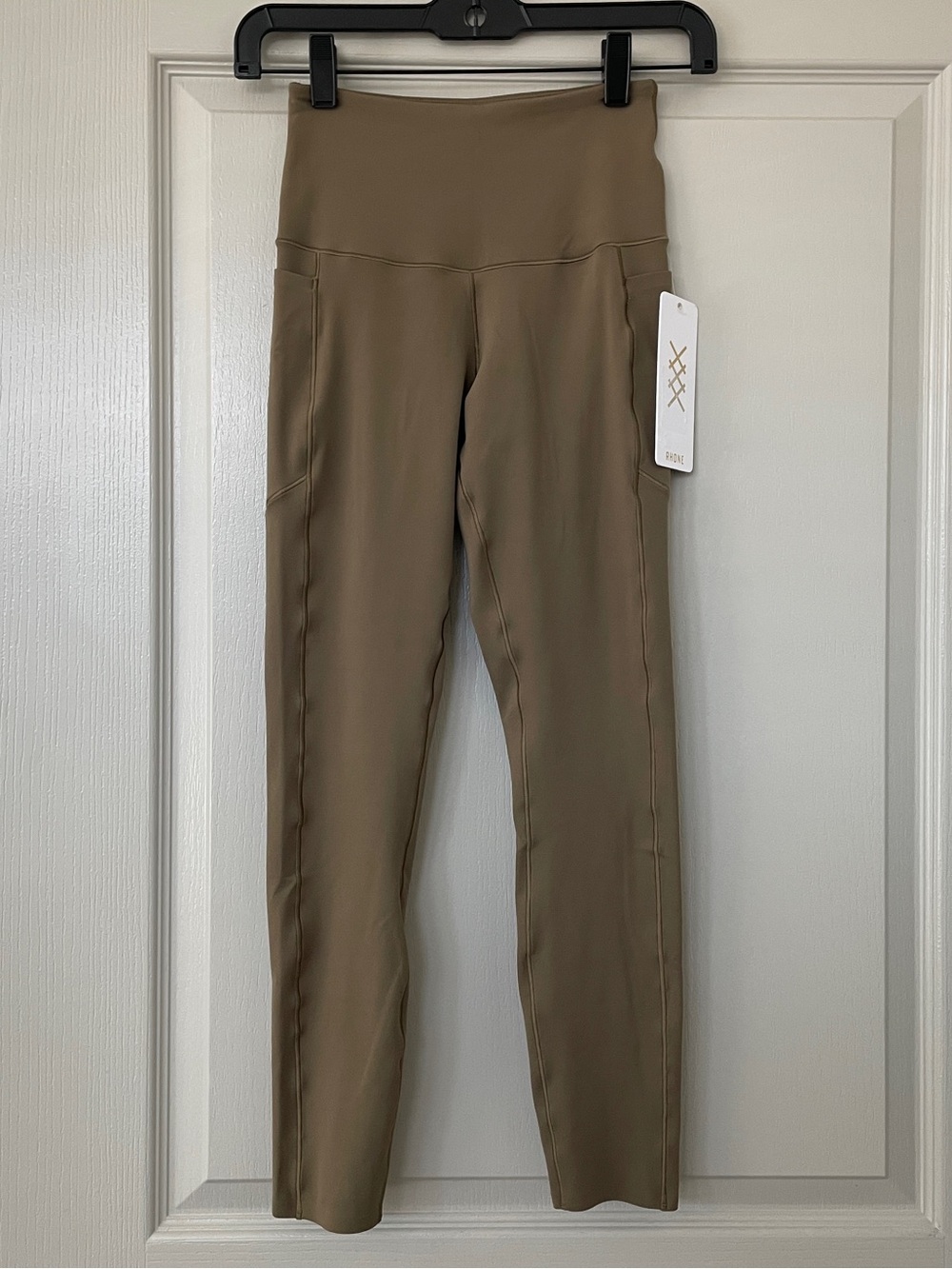 NWT Rhône Revive 7/8 Pocket Legging Brown Leaf XS